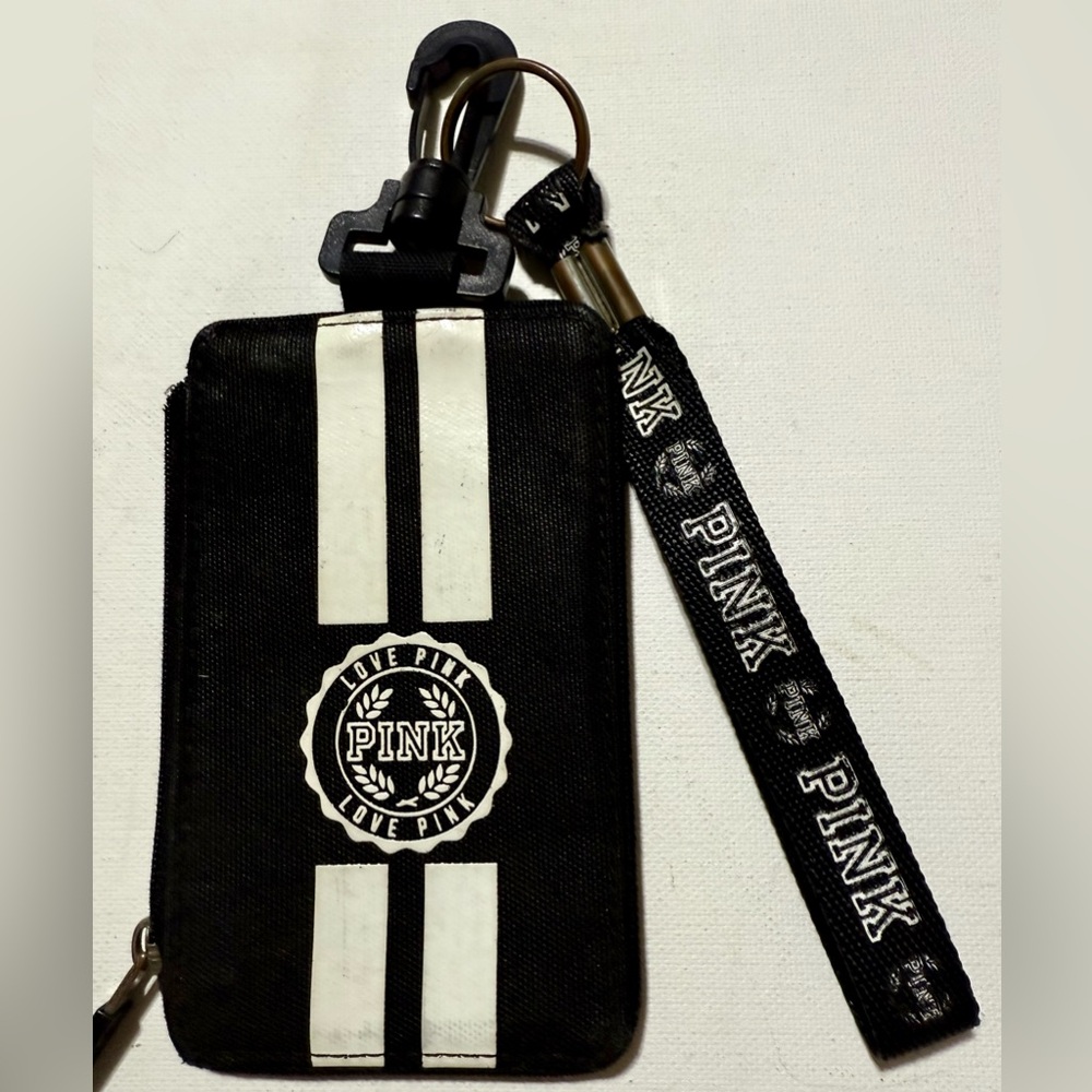 PINK Victoria's Secret Black Phone Holster with Lanyard - Picture 4 of 6